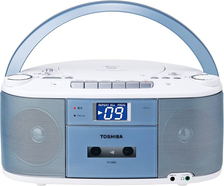 Amazon.co.jp: TOSHIBA CDラジオカセットレコーダー CUTEBEAT ブルー