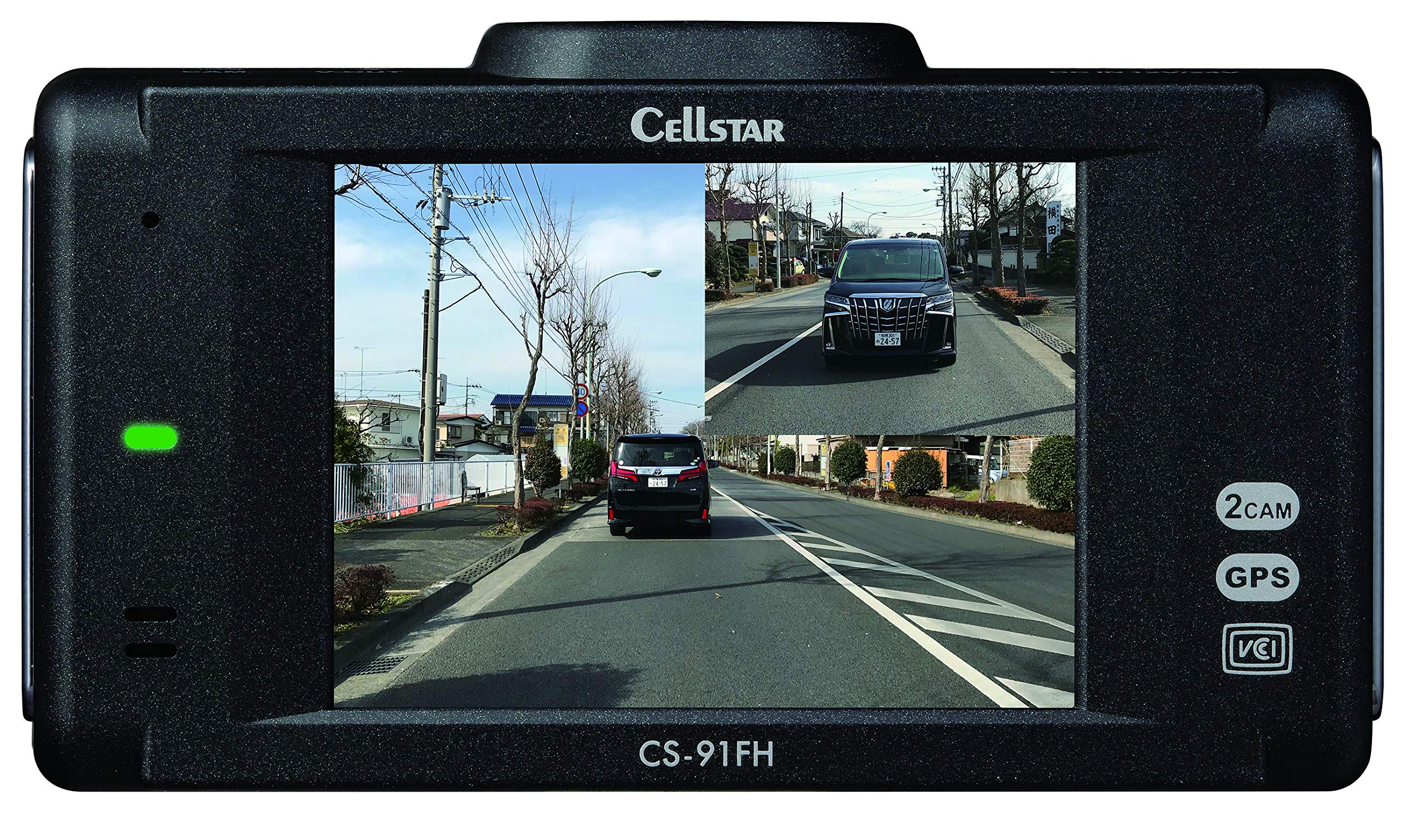 Amazon | セルスター ドライブレコーダー 前後2カメラ CS-91FH 200万