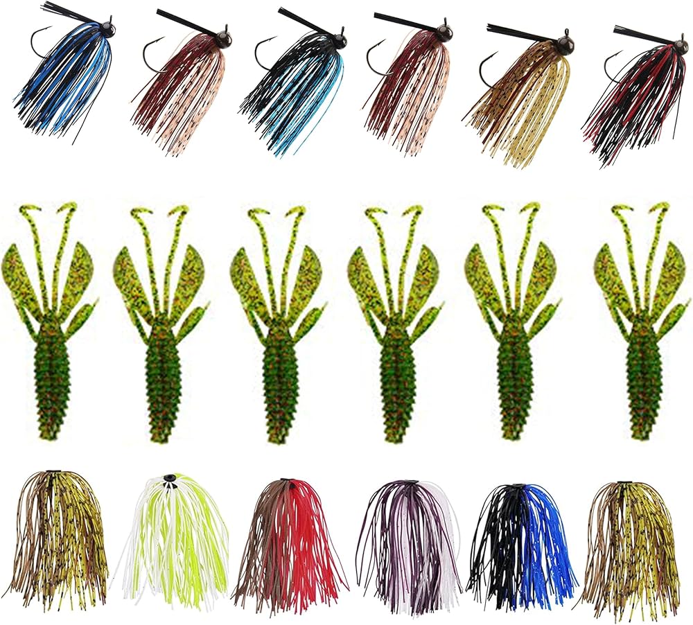 Amazon.co.jp: ラバージグ フットボールジグ バス釣り ルアー 1/4oz 3