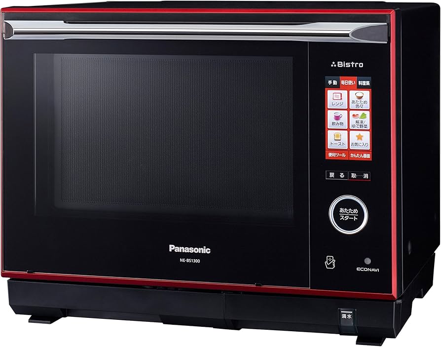 Amazon | パナソニック ビストロ スチームオーブンレンジ 30L ルージュ