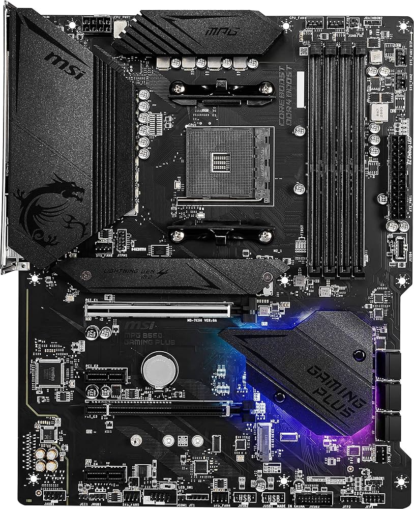 Amazon.com: MSI MPG B550 GAMING PLUS Desktop Motherboard - AMD