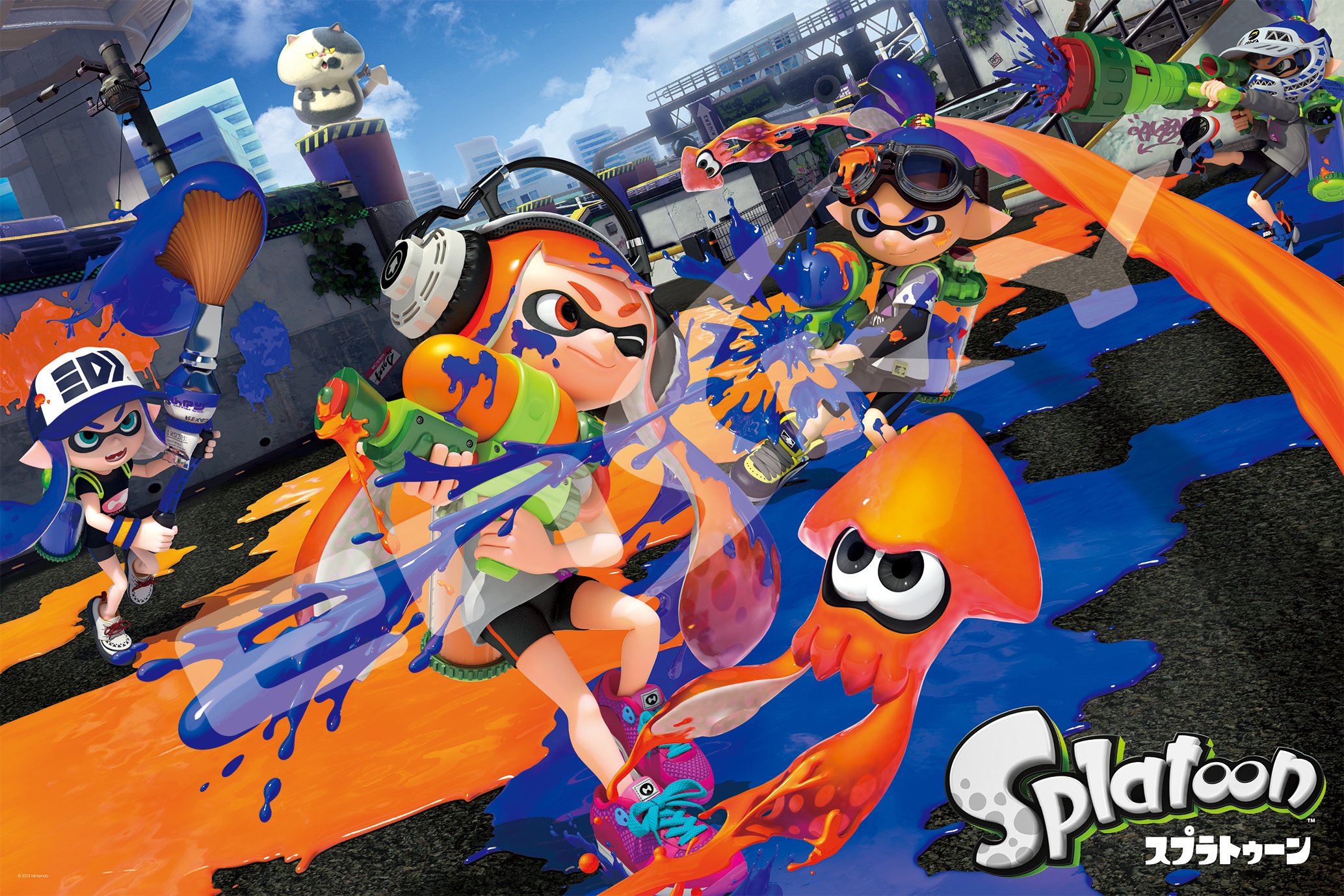 Amazon | エンスカイ(ENSKY) スプラトゥーン Splatoon 50×75cm