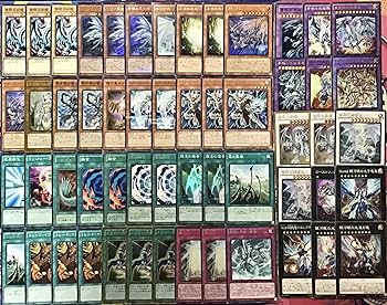 Amazon.co.jp: 本格構築 青眼 デッキ メイン＆EX15枚＆三重スリーブ