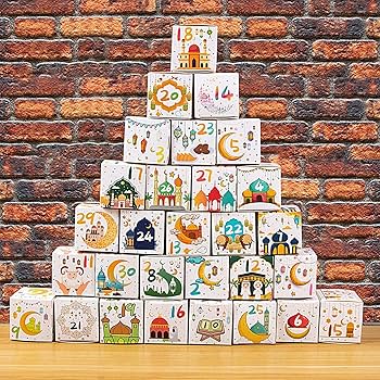 Amazon.co.jp: Eidカウントダウンカレンダーボックス、30日
