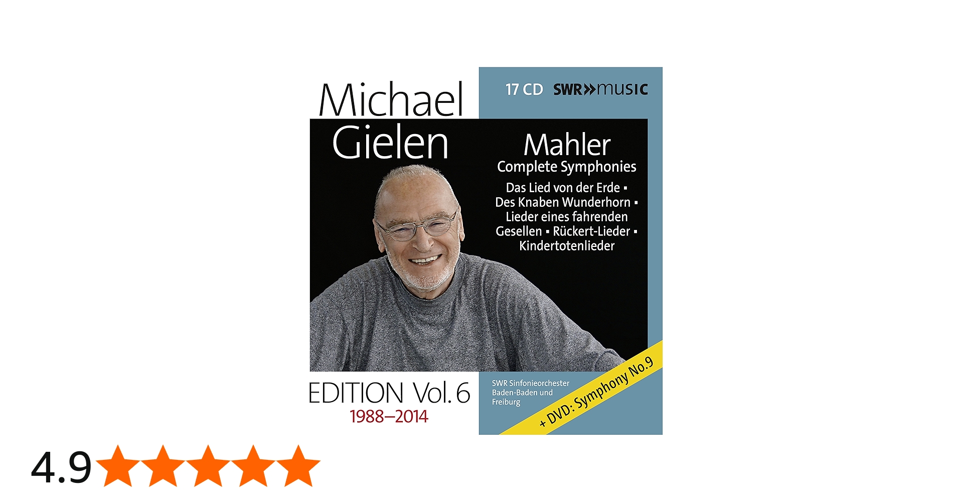 Michael Gielen Edition, Vol. 6: Amazon.co.uk: CDs & Vinyl