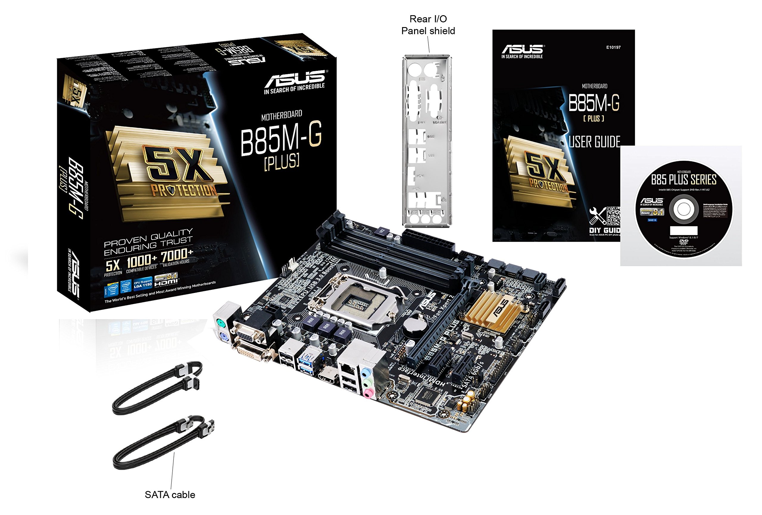 Amazon.co.jp: ASUS Intel B85 搭載 マザーボード LGA1150対応 B85M-G