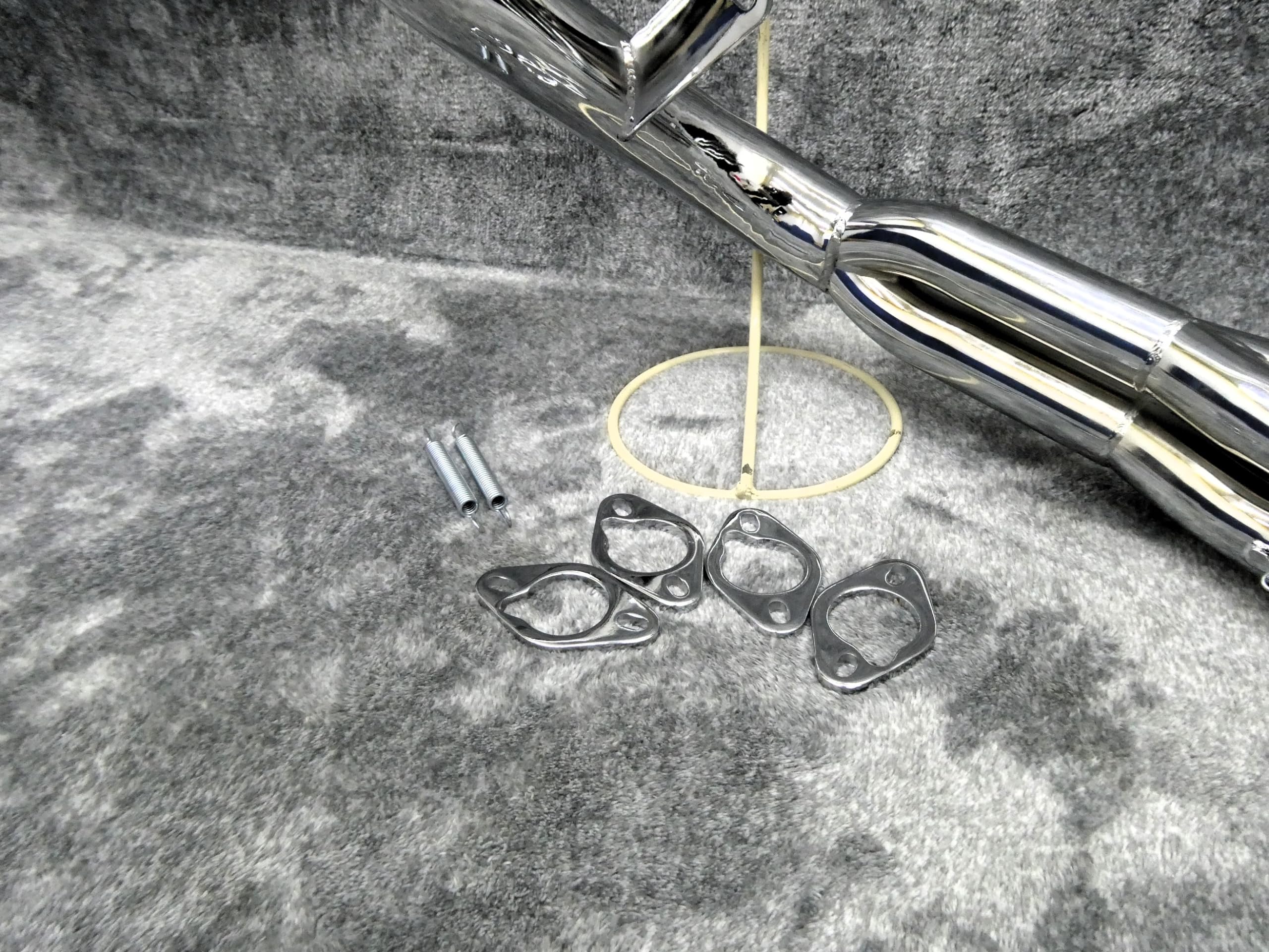 Amazon | NC42 DJガニマタ6分割マフラー メッキ アウター