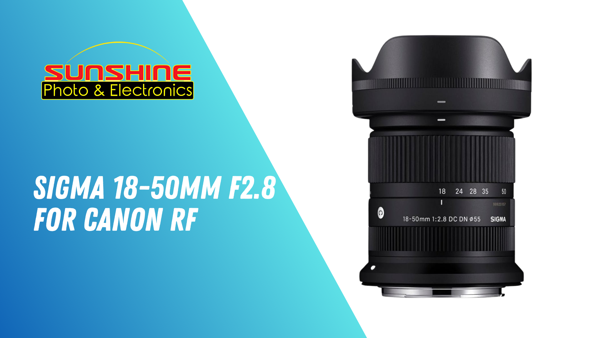 Amazon.com : SIGMA 18-50mm F2.8 DC DN Contemporary Lens for Canon