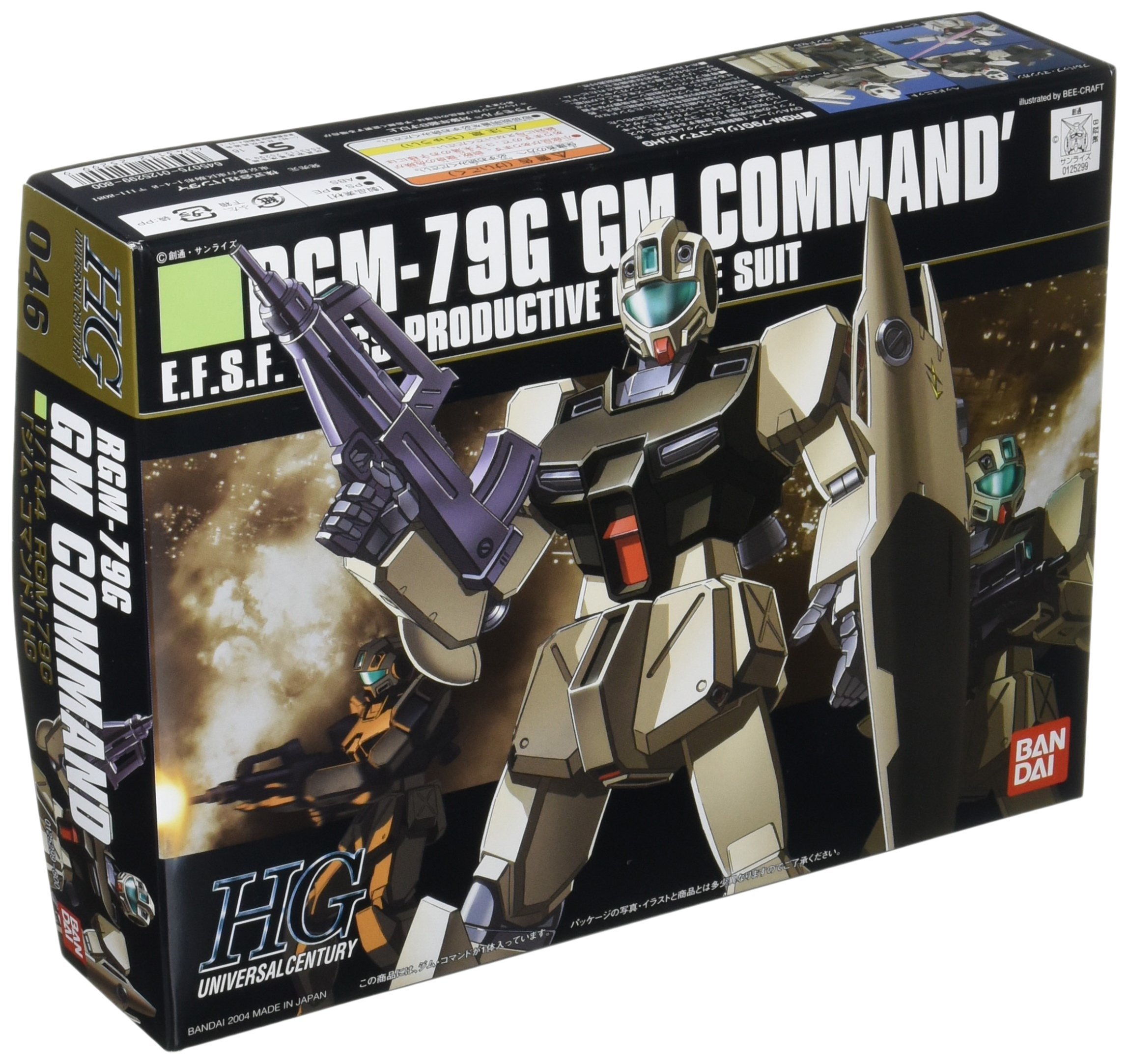 Amazon.com: Bandai Hobby HGUC 1/144#46 RGM-79G GM Command Gundam