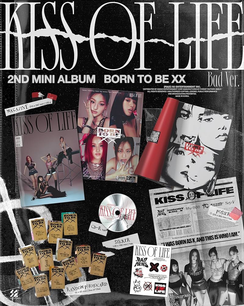 Amazon.co.jp: KISS OF LIFE 2nd Mini Album'Born to be XX'(韓国盤