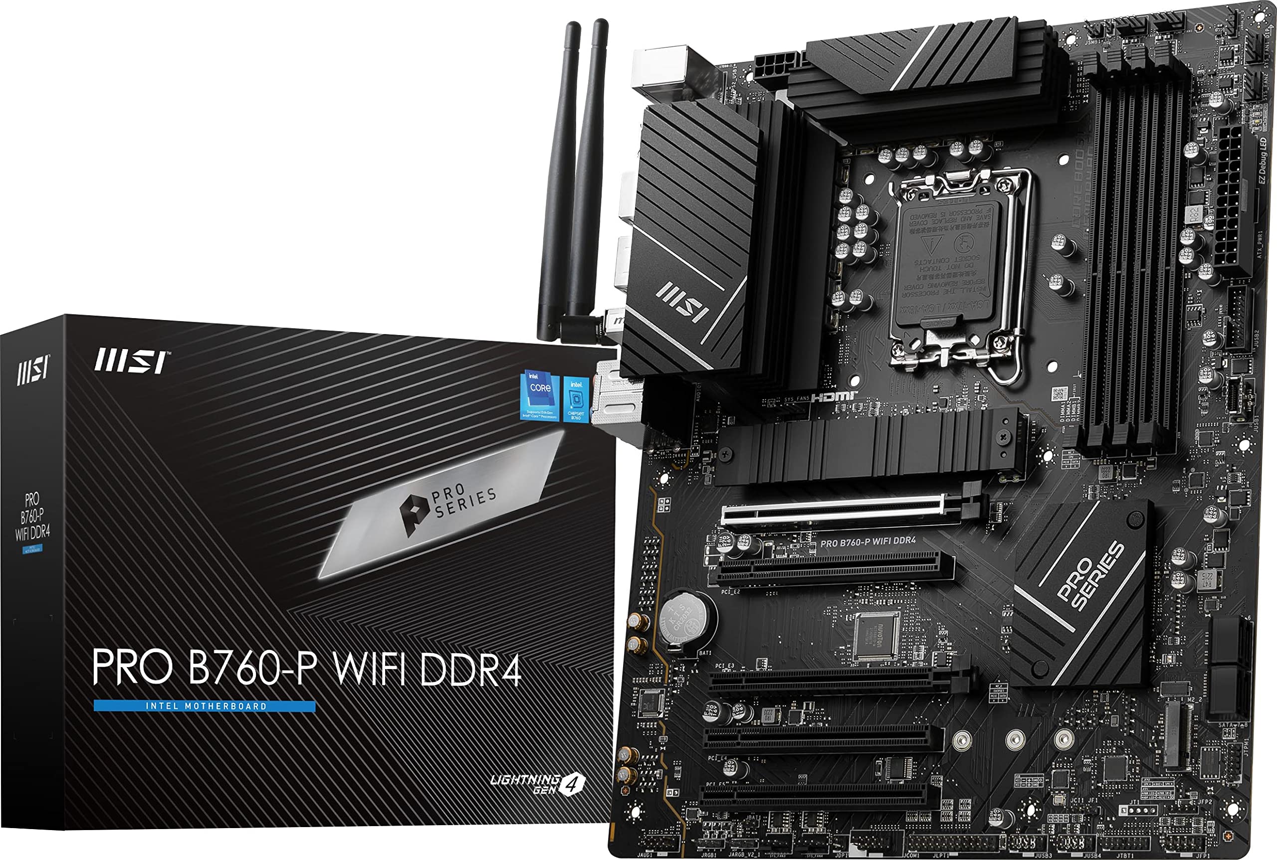 Amazon | MSI PRO B760-P WiFi DDR4 ProSeries マザーボード (第12/第