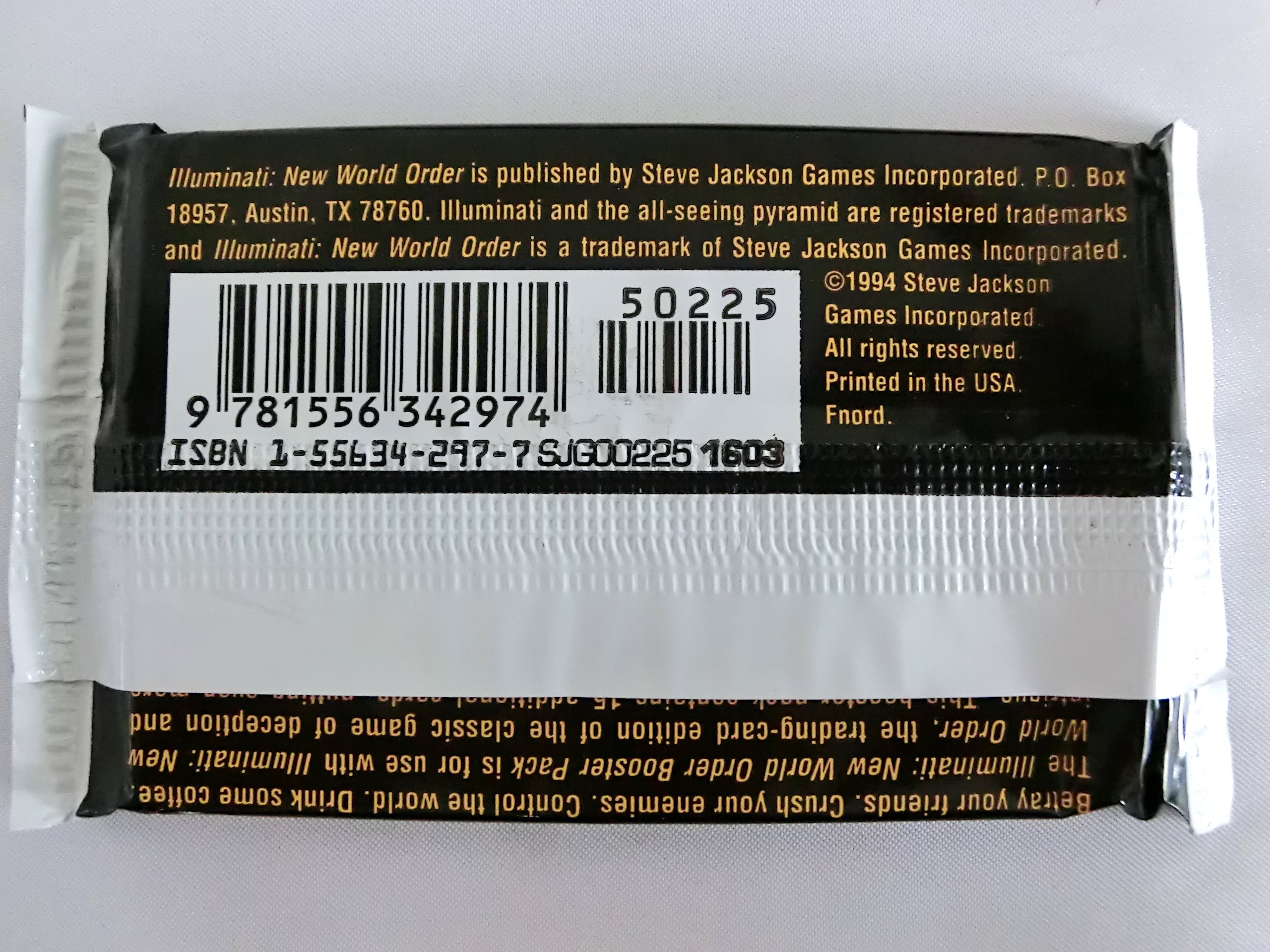 Amazon.co.jp: 1994 Illuminati New World Order INWO Limited Edition