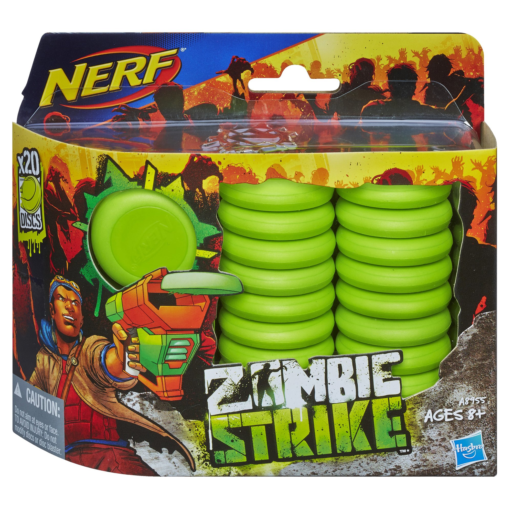 Amazon.com: Nerf Zombie Discs (20-Pack) : Toys & Games