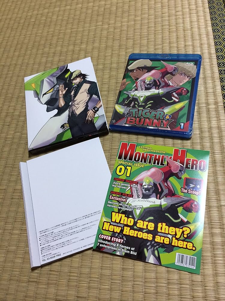 Amazon.co.jp: TIGER&BUNNY(タイガー&バニー) 1 [Blu-ray] : 平田広明
