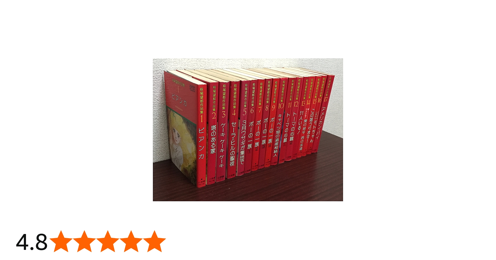 萩尾望都作品集第I期1~最新巻 [マーケットプレイス コミックセット