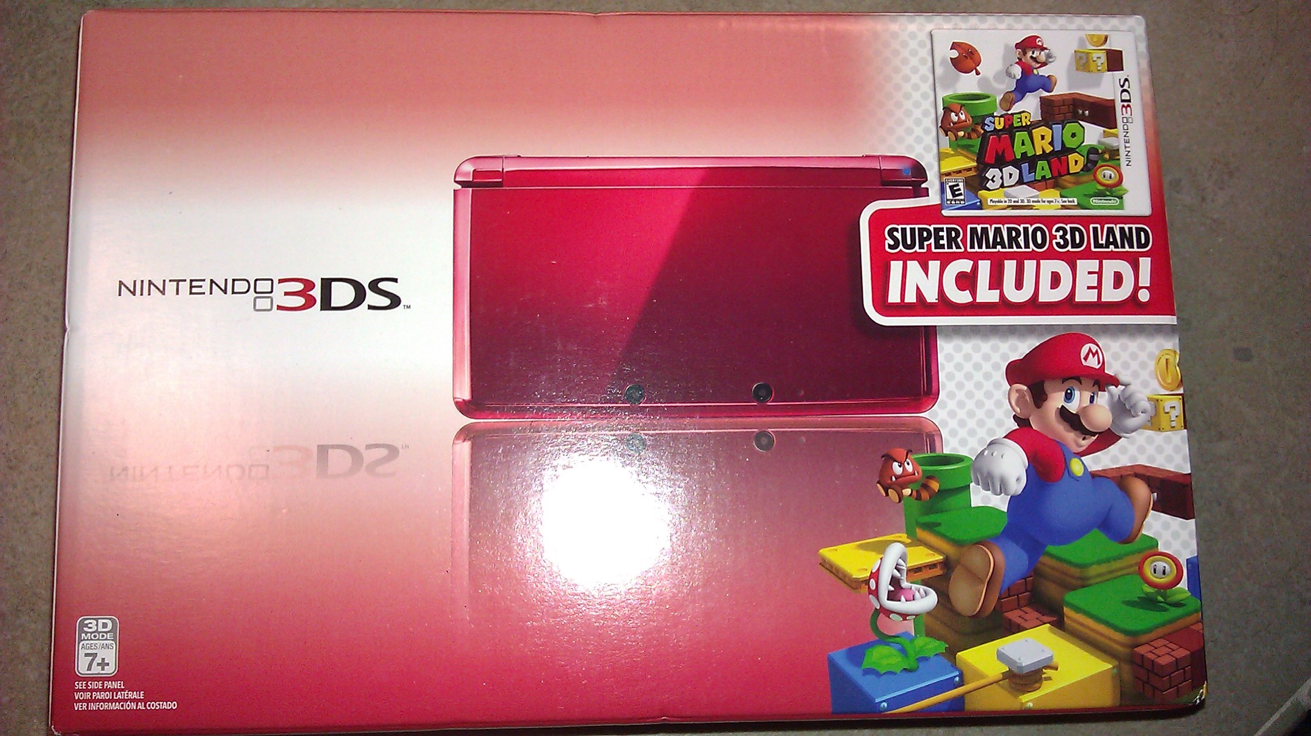 Amazon.com: Nintendo 3DS with Super Mario 3D Land - Flame Red