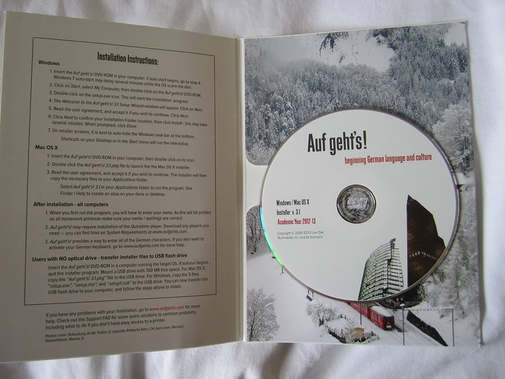 Amazon.com: Auf Geht's! Beginning German Language and Culture