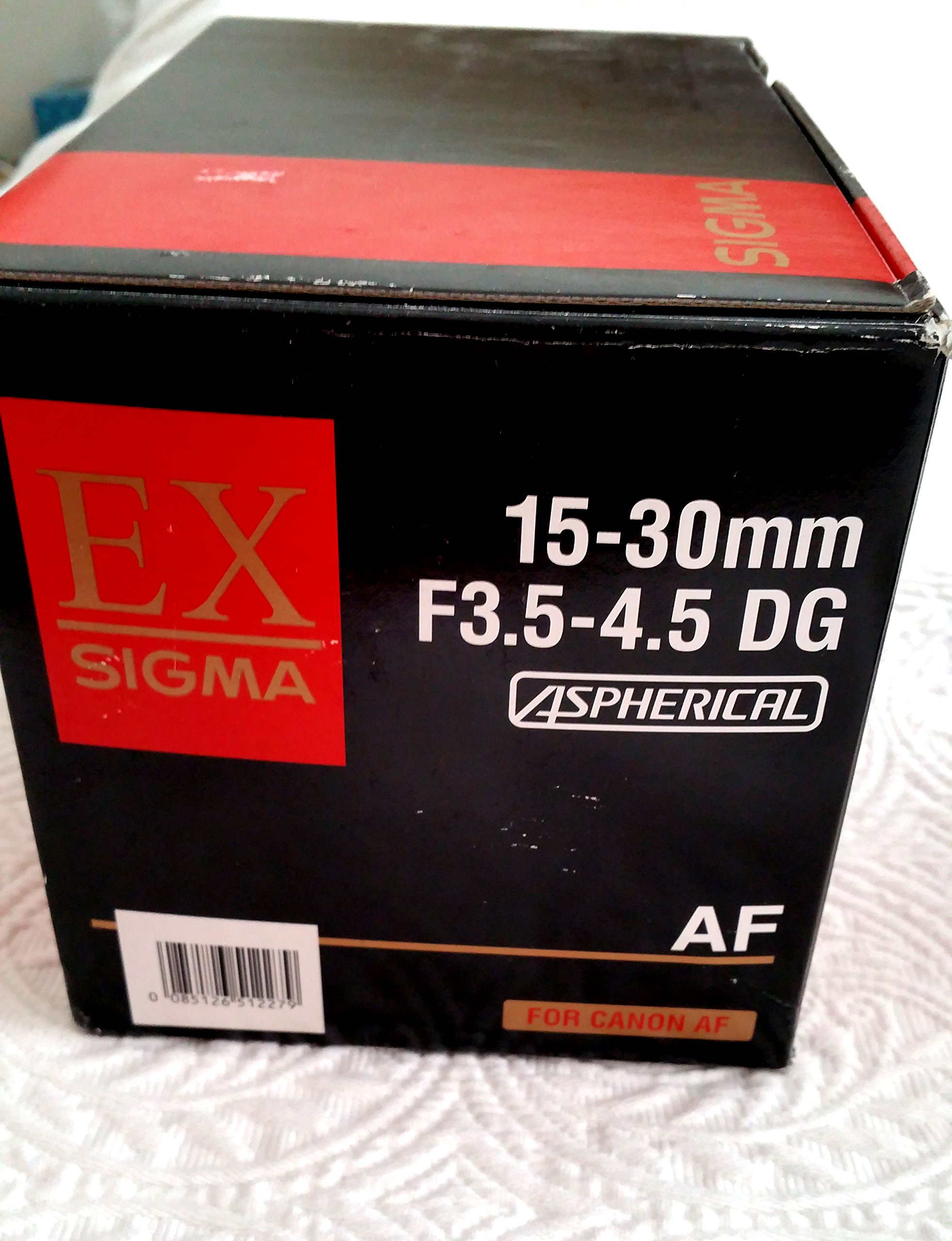 Amazon.com : Sigma 15-30mm f/3.5-4.5 Ex Dg If Aspherical Ultra