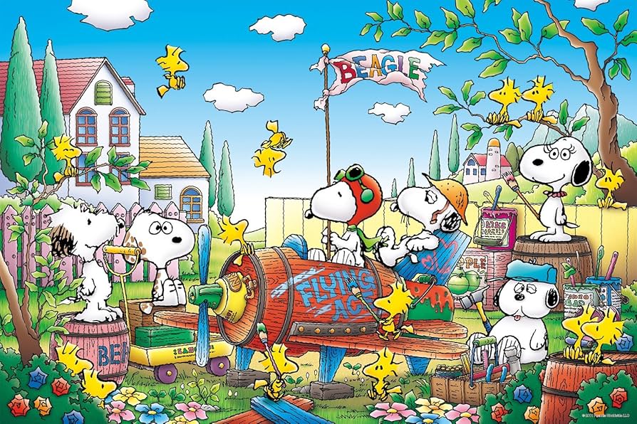 Amazon.co.jp: 1000ピース ジグソーパズル PEANUTS 空き地の想い出