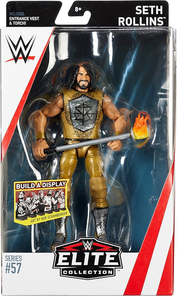 Amazon.com: WWE Seth Rollins Elite Collection Action Figure : Toys