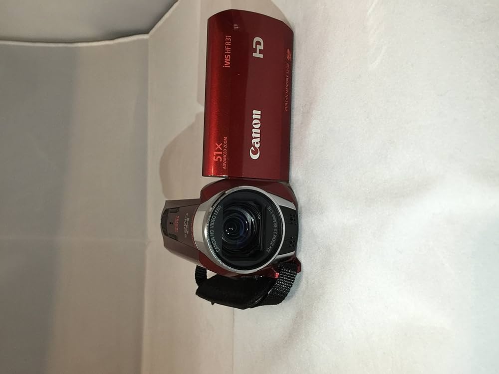 Amazon | Canon デジタルビデオカメラ iVIS HF R31 レッド 光学32倍