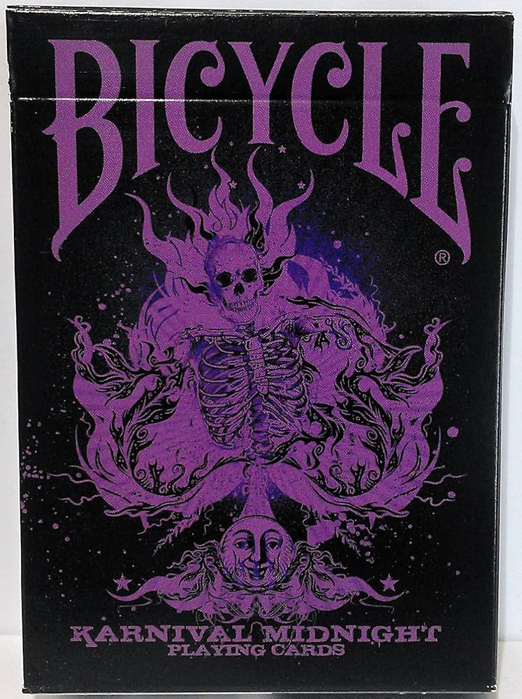 Amazon.co.jp: Bicycle トランプ カーニバルミッドナイトパープル