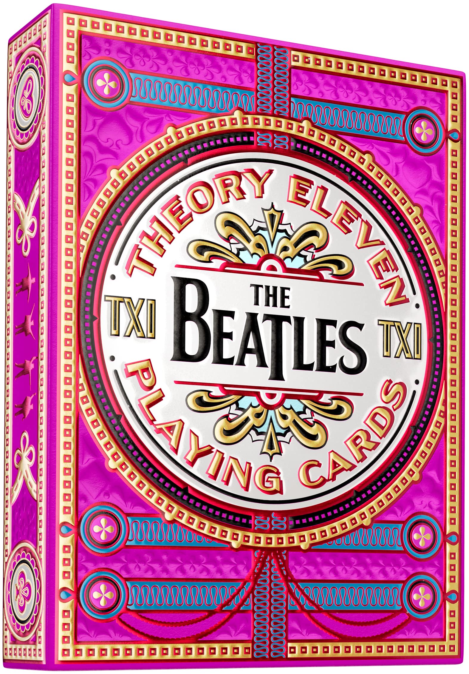 Amazon.com: theory11 The Beatles Premium Playing Cards - Pink Deck