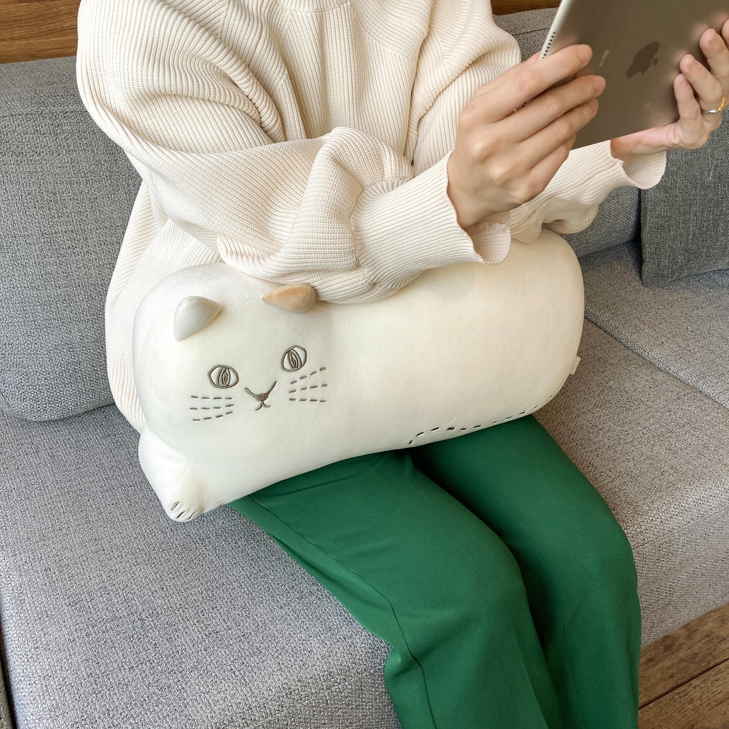 Amazon.co.jp: ダイカイ にゃふにゃふ ネコ ダイカットクッション