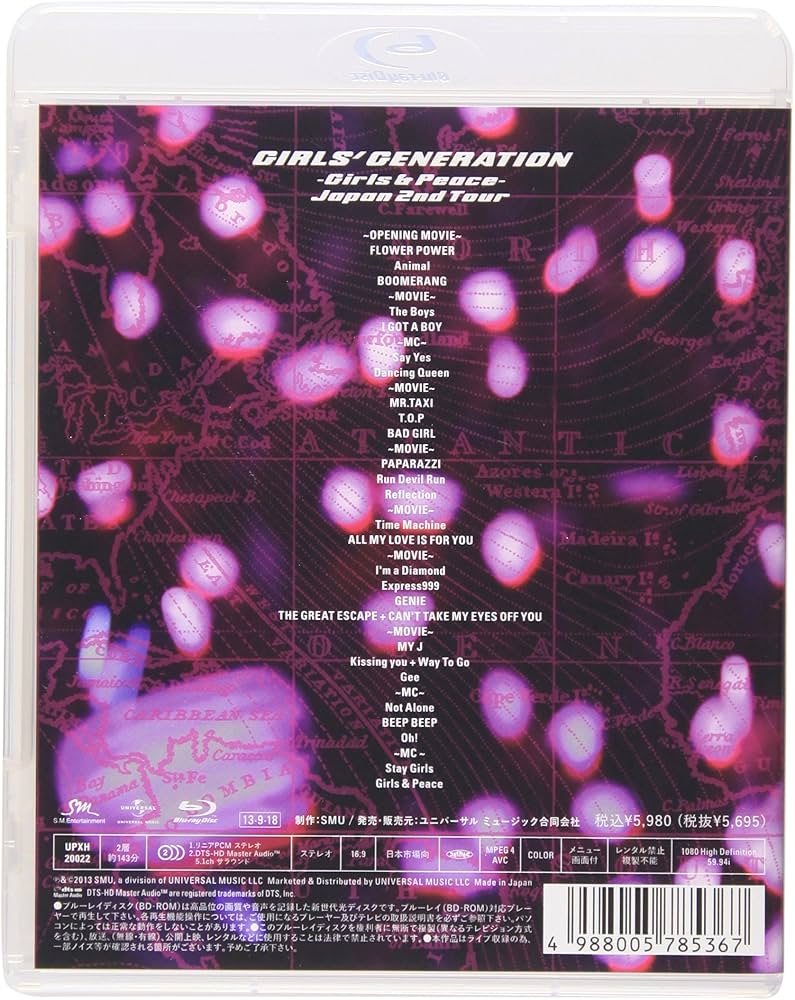 Amazon.co.jp: GIRLS' GENERATION ~Girls&Peace~ Japan 2nd Tour [Blu