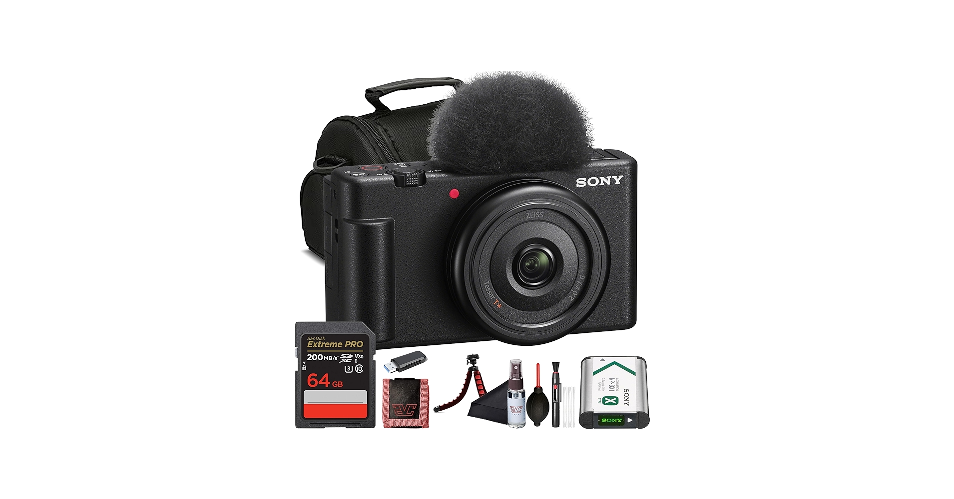 Amazon.com : Sony ZV-1F Vlogging Camera (Black) 20.1 MP 1” Sensor