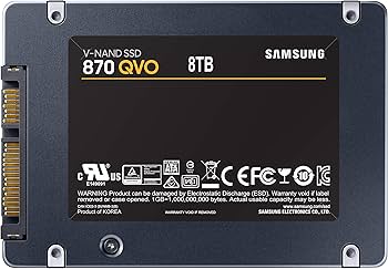 Amazon.com: Samsung 870 QVO 8 TB SATA 2.5 Inch Internal Solid