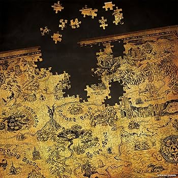 Amazon.com: The Legend of Zelda Hyrule Map 1,000 Piece Jigsaw