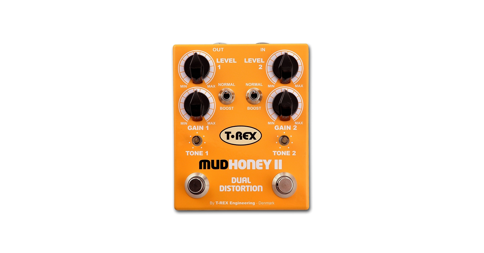 Amazon.com: T-Rex Engineering MUDHONEY-II Dual Distortion Guitar
