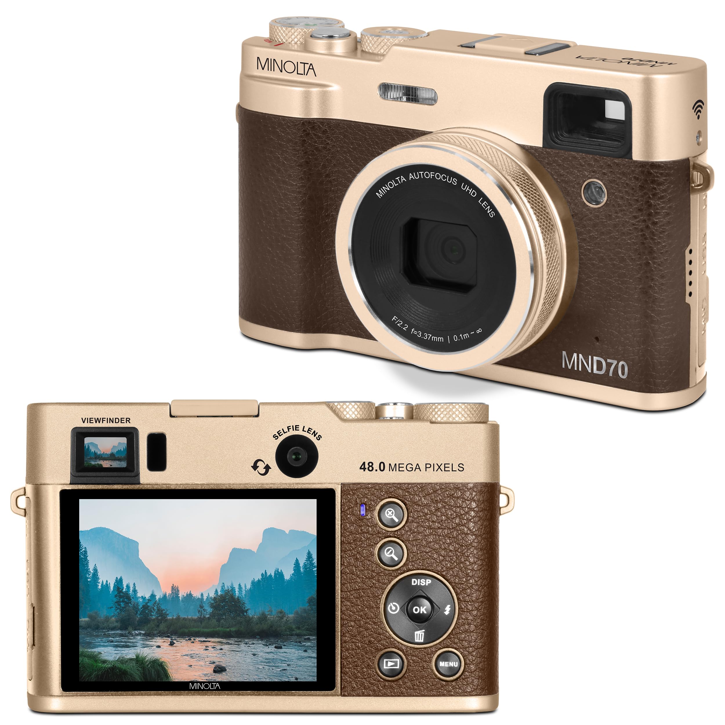 Amazon.com : Minolta Retro Digital Camera – 48MP Autofocus Compact