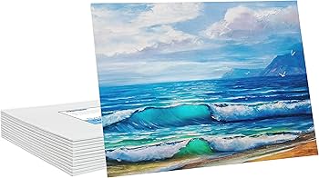 Amazon.com: FIXSMITH Canvas Boards for Painting 11x14 Inch, Super