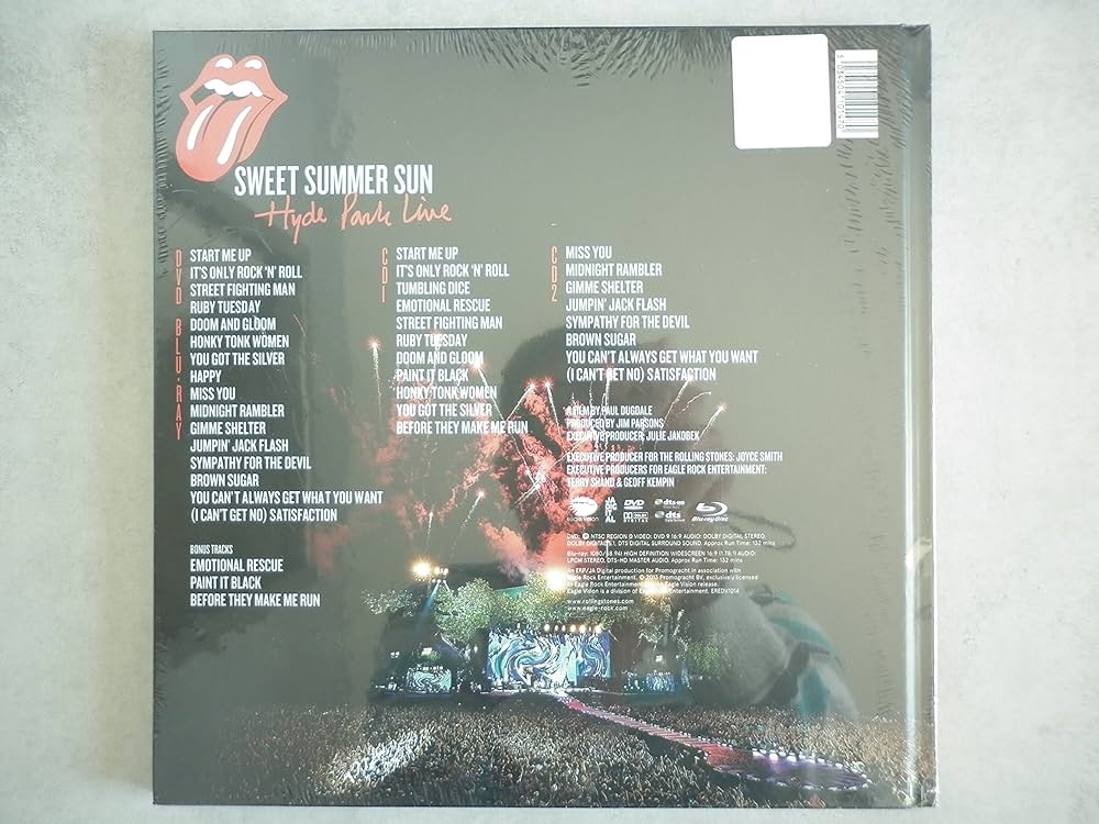 The Rolling Stones - Sweet summer sun - Hyde park live : The