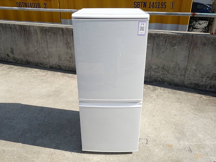 Amazon | SHARP 137L つけかえどっちもドア冷蔵庫 ホワイト系 SJ-14W-W