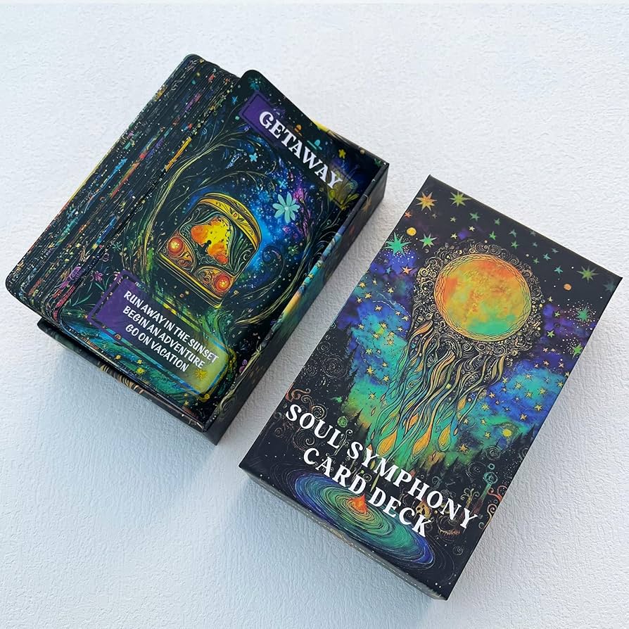 GZXINKE Love Oracle Deck, Twin Flame Tarot Cards, Mystic Love