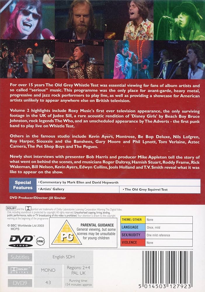 The Old Grey Whistle Test 2 [DVD] [1971]: Amazon.co.uk: Bob Harris