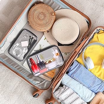 Amazon.co.jp: ジッパー付きハードポーチ2個パック クリアプラスチック