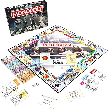 Amazon.com: Monopoly: The Beatles, Play as Rocky Raccoon