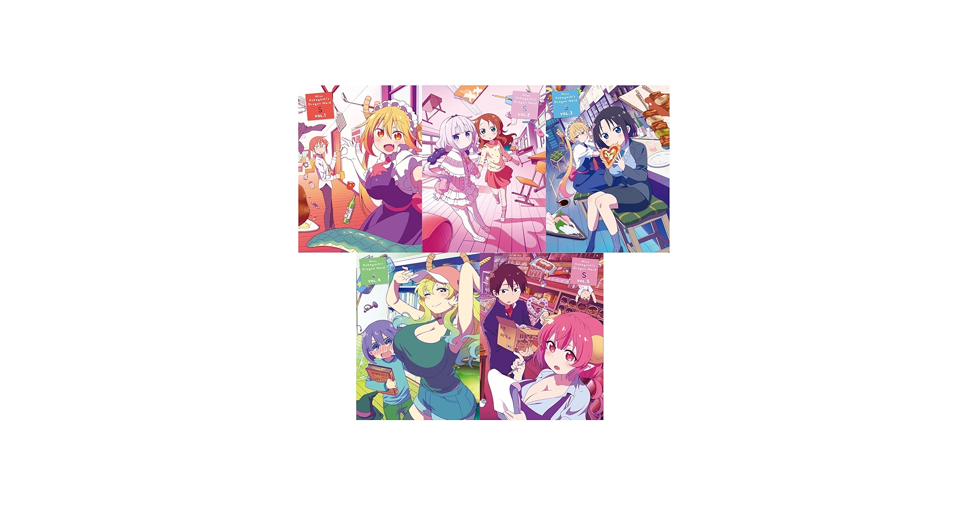 Amazon.co.jp | 小林さんちのメイドラゴンS 初回限定版 ブルーレイ 全5