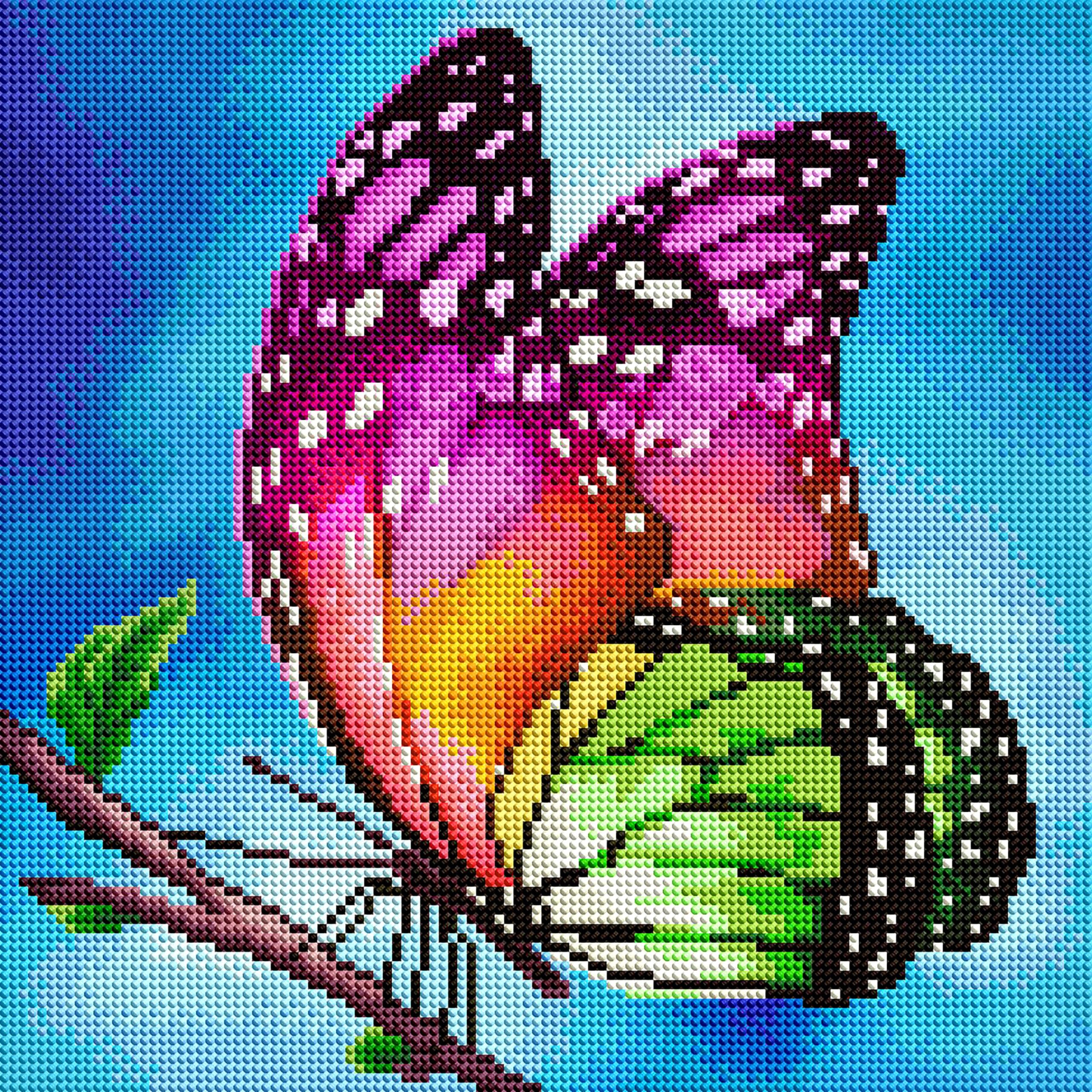 Amazon.com: DIAMOND ART CLUB Watercolor Butterfly Diamond Painting