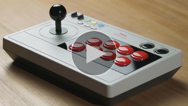 Amazon.com: 8Bitdo Retro Arcade Fight Stick 8 Way Joystick with 2