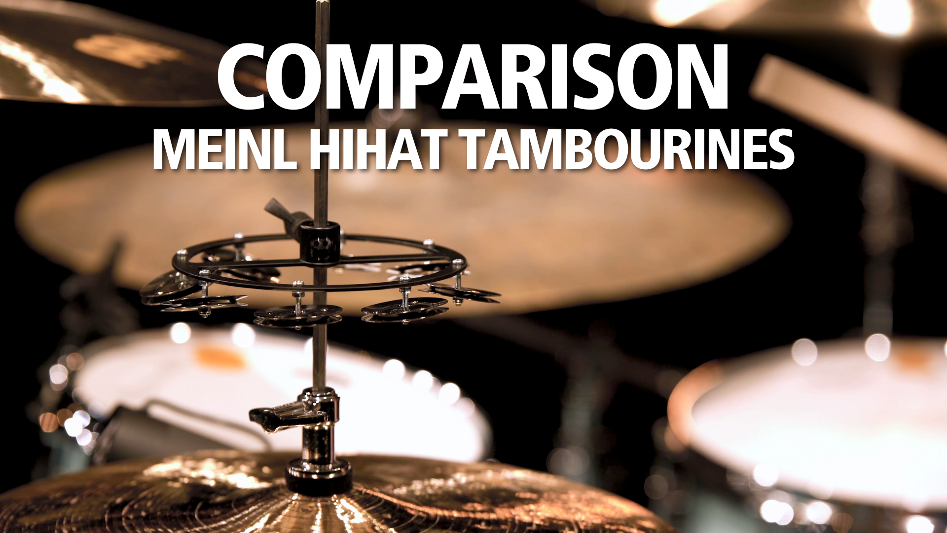 Amazon.com: Hihat Tambourine for a Dry and Vintage Sound, Designed