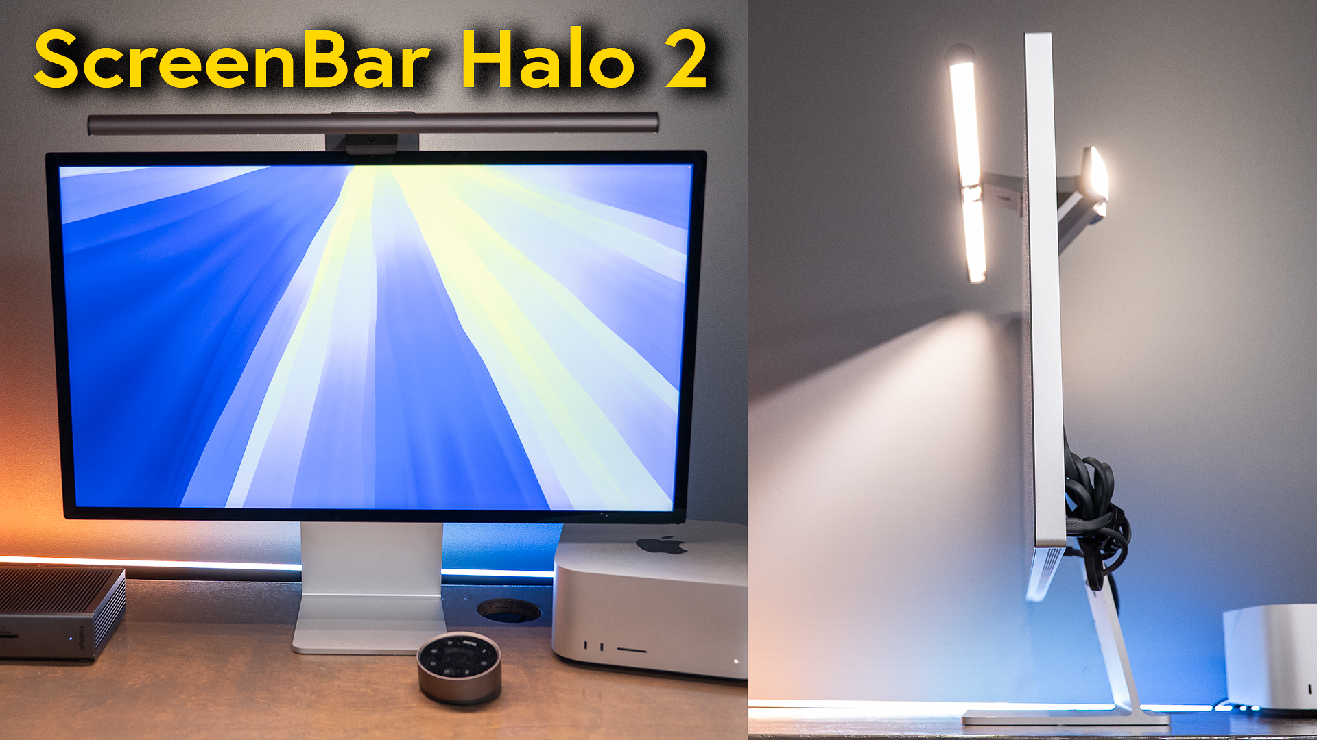 Watch BenQ ScreenBar Halo 2 Monitor Light Review on Amazon Live