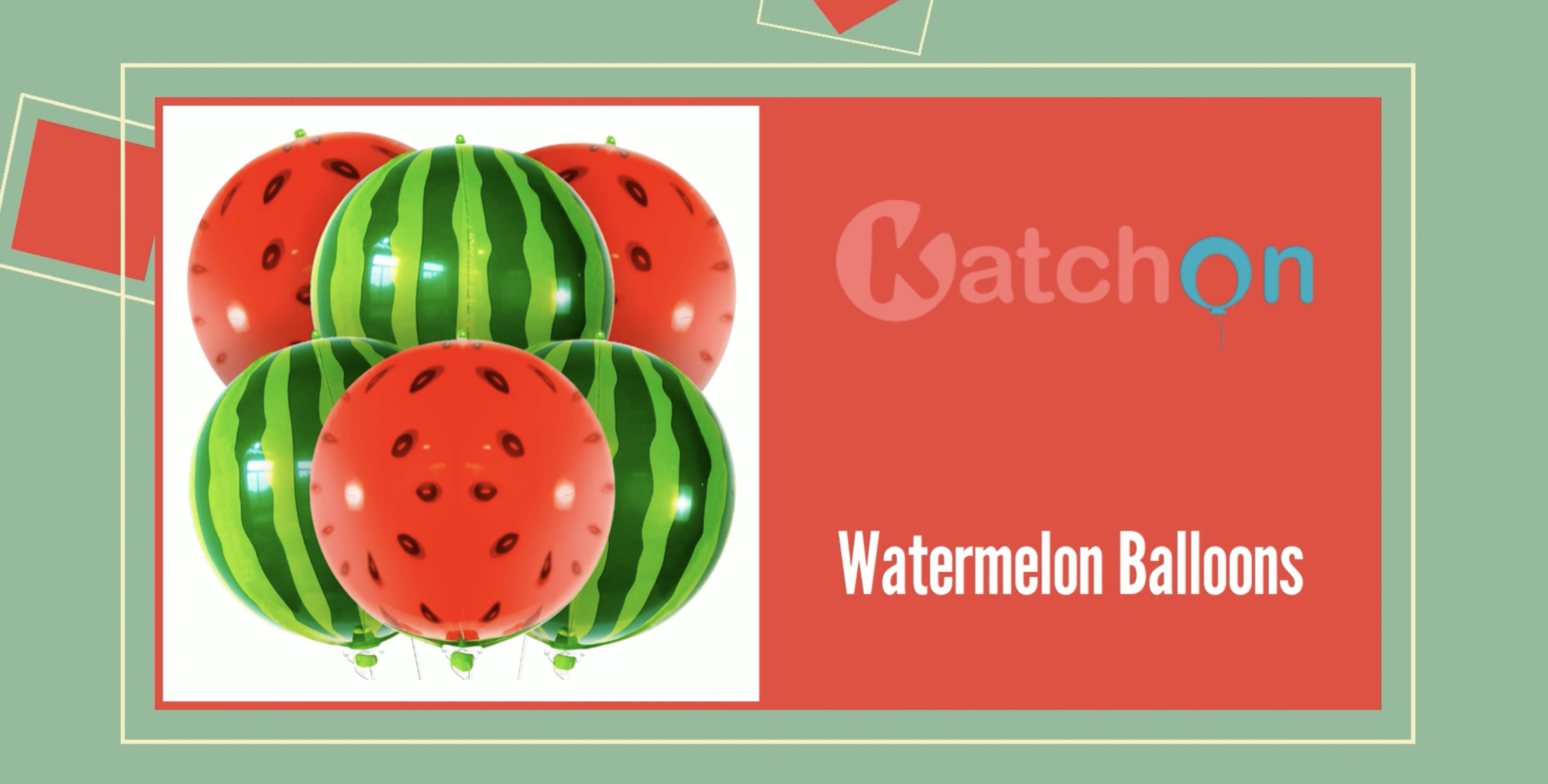 Amazon.com: KatchOn, Watermelon Balloons for Watermelon