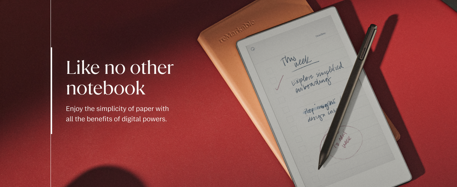 Amazon.com: reMarkable Paper Pro Move - Weave Folio Bundle