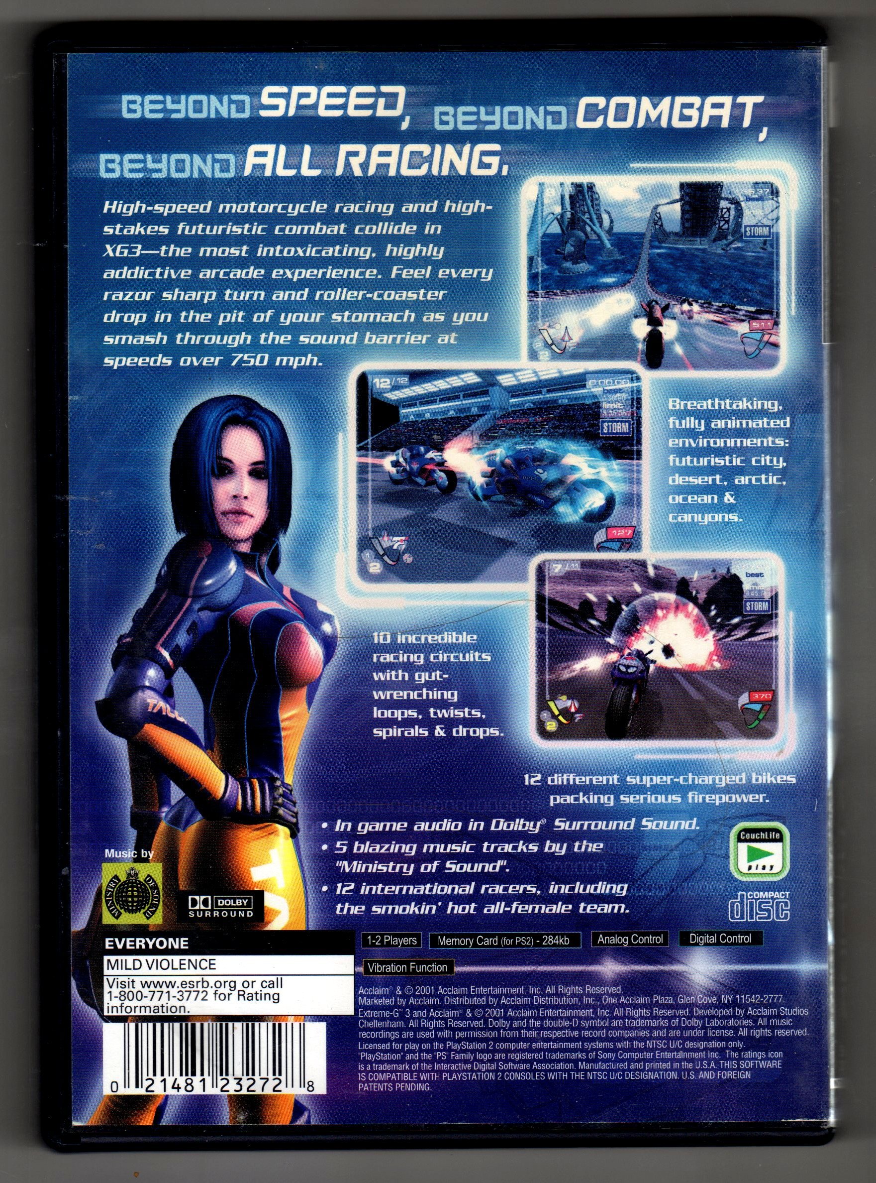 Amazon.com: XGIII Extreme G Racing : Playstation 2: Video Games