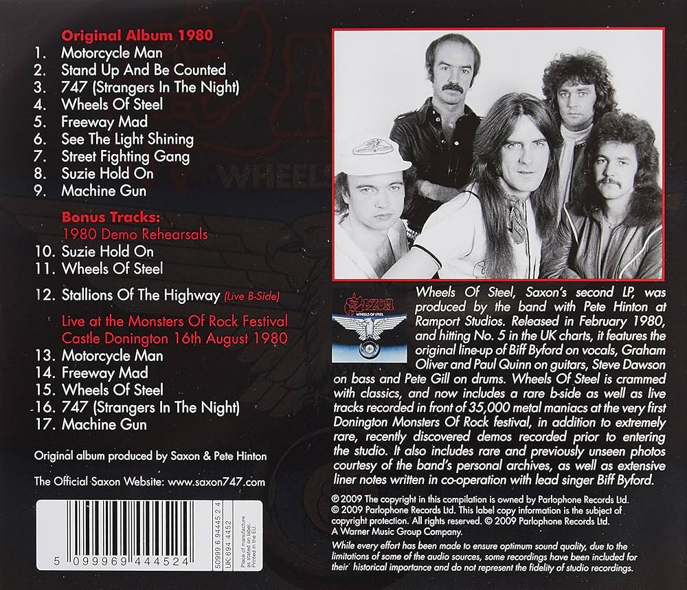 SAXON - Wheels of Steel - Amazon.com Music